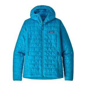 Patagonia Women’s Nano Puff Hoody, Size XL, Andes Blue